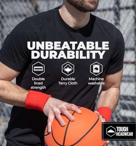 Sports Wristbands for Men & Women - Sweat Bands for Tennis, Baseball, Football