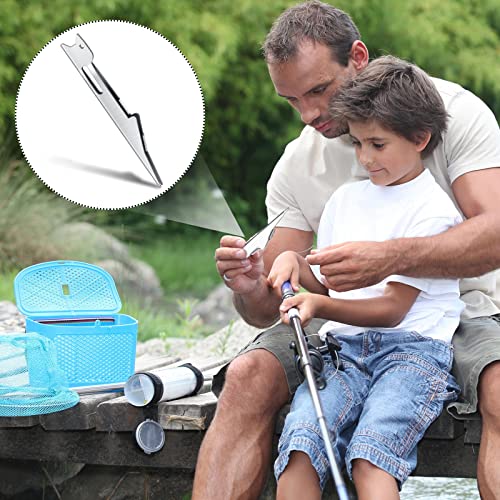 Fishing Knot Tying Tool - 3 Pcs Quick Tie Fly Angler Accessories - Silver