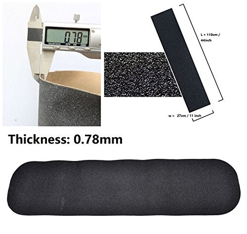 ZUEXT 10.6 in x 43.3 in Grip Tape Sheet for Skateboards, 110x27cm