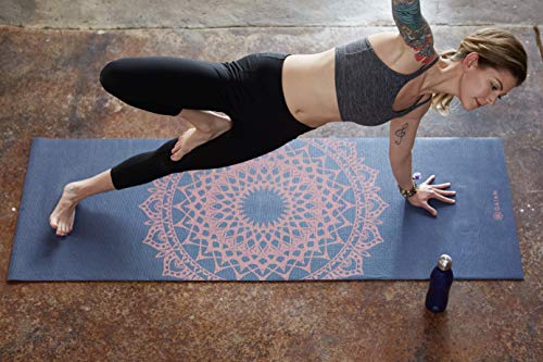 Lightweight 4mm Pink Marrakesh Yoga Mat - Non-Slip Grip