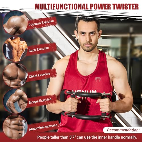 Adjustable Twister Arm Trainer - 30-120 lbs Resistance - Red