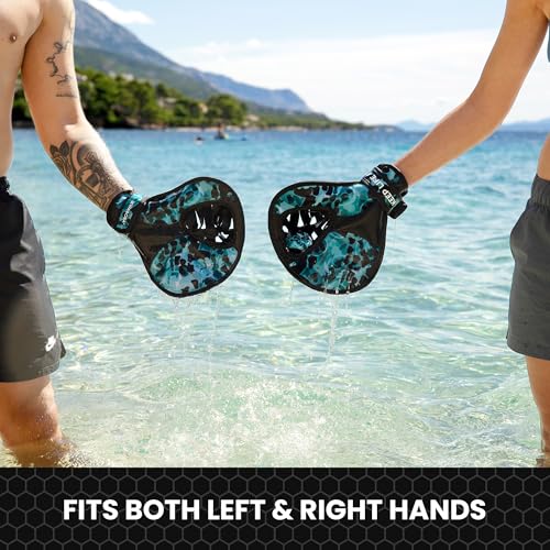 Catch Water Gloves & Pro Bouncing Ball Set - One Size