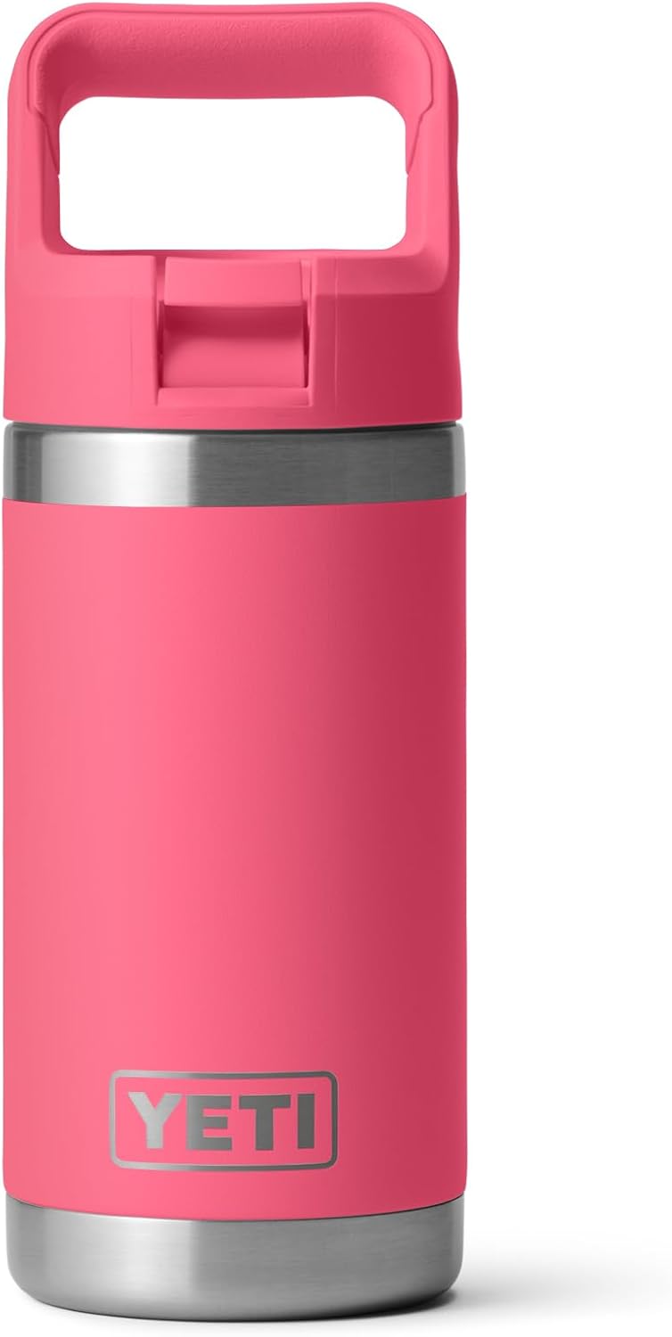 YETI Rambler Jr. Kids Bottle - 12 oz Insulated Design with Straw Cap for Easy Drinking