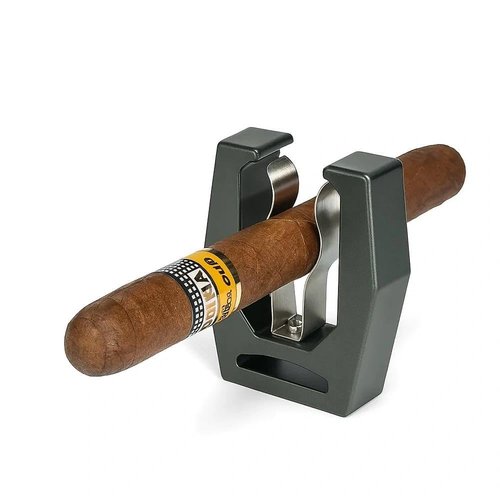 GYHZ Magnetic Cigar Holder for Golf, Beach, Fishing & Outdoor Adventures – Strong Aluminum Alloy & Stainless Steel Cigar Clip with Hook & Loop Strap, Fits Golf Carts & Chairs