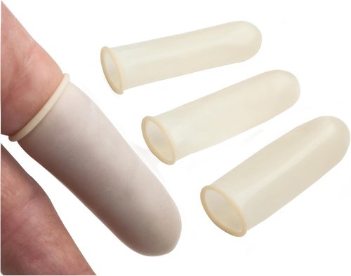 Dukal TEC 4404XL Tech-Med Nitrile Finger Cot, X-Large, 0.08 mm Thickness (Pack of 144)