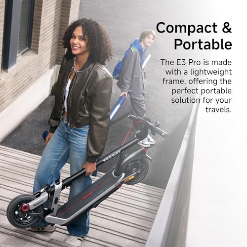 Electric Scooter E3 Pro - Foldable, Long Range, Dual Braking System