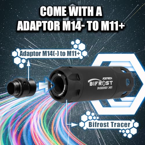 Airsoft Tracer Unit with RGB LED Lighting - Standard Black