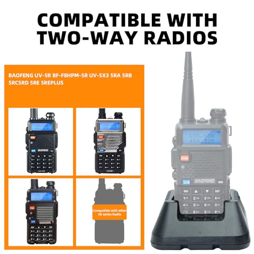 Baofeng UV-5R Desktop Charger for Walkie Talkie Radios