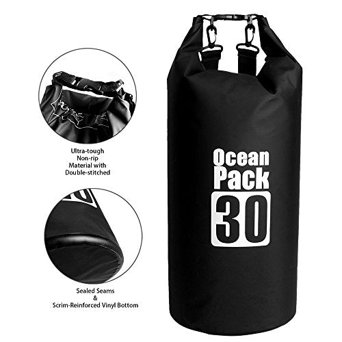 Bear Outdoor 10L Waterproof Dry Sack Bag for Boating Camping Hiking Snowboarding