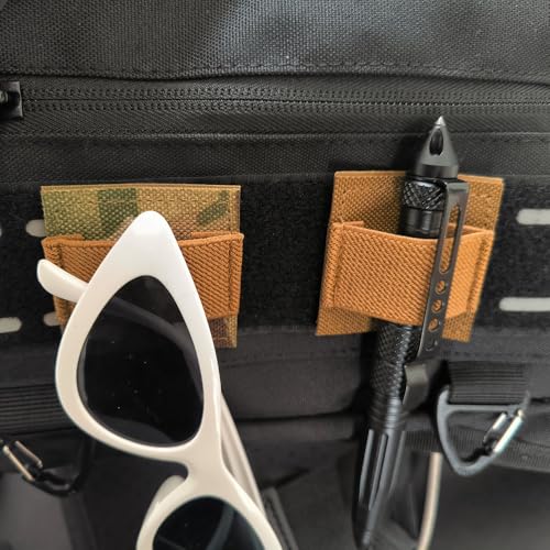 Tactical Cable Storage Board with Hook and Loop Fastener - 3 Black