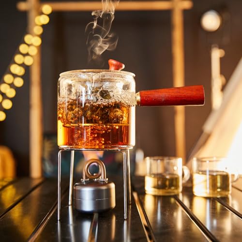 Portable Alcohol Stove with Carry Bag - Compact Camping Cooking Gear