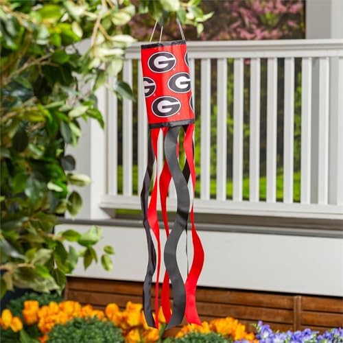 University of Georgia Windsock - 40" Outdoor Tailgate Decor