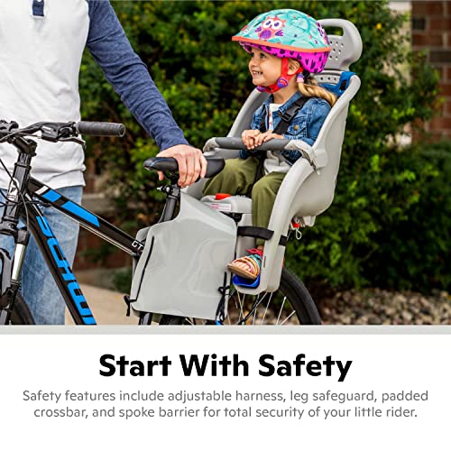Deluxe Child Bike Carrier - Rear-Mounted Bike Seat for Kids