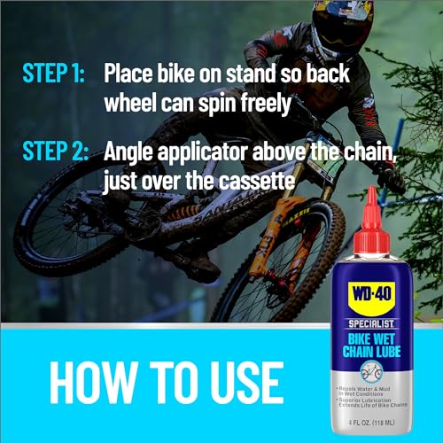High-Performance Wet Chain Lube for Bikes - 4 Oz