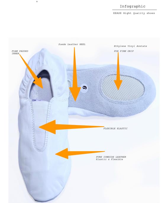 Toddler White Gymnastic Shoes - Slip-On Goat Leather Footwear - Size 10