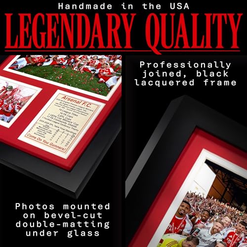 Arsenal 2025-2026 EPL Champions Framed Sports Photo - 15"L x 12"W