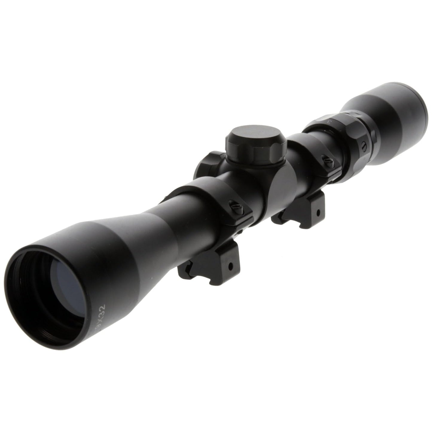 TRUGLO TRUSHOT Hunting Shooting Durable Waterproof Fogproof Shosck Resistant 1" Aluminum Tube Duplex Reticle Riflescope | Scope Rings Included - 3/8", 3-9 x 32mm