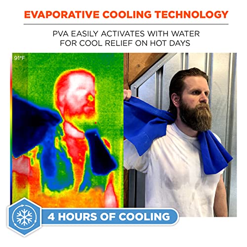 Cooling Towel for Instant Relief - Pink, 13in x 29.5in