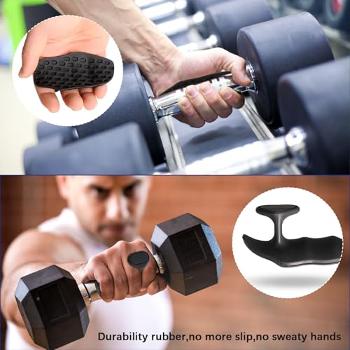 Ergonomic Anti-Slip Workout Grips - Rubber Hand Protector Gloves for Weight Lifting, Pull-Ups, Gym Training - Men & Women