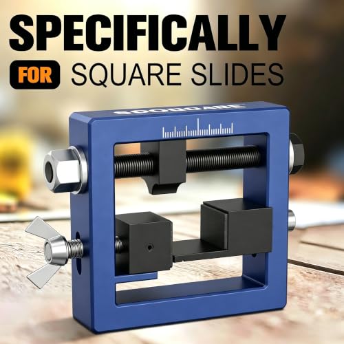 SporGain Anodized Red Sight Pusher Tool for Square Glock Slides, Heavy-Duty Precision Frame
