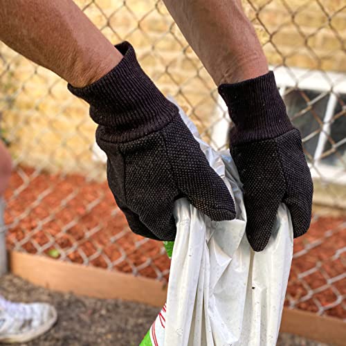 Cotton Blend Jersey Work Gloves with PVC Dots - X-Large