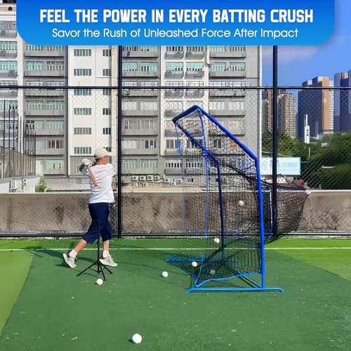 7x7FT Baseball Softball Net with Blocking System for Practice