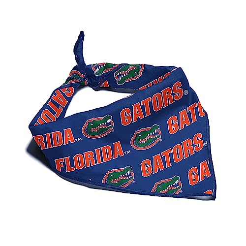 NCAA Florida Gators Dog & Cat Bandana - Easy to Tie, Small Size