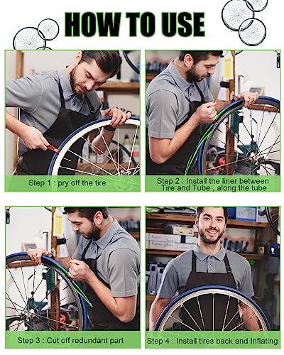 Bicycle Tire Liners - Puncture Proof Protection for 29" Tires - 2 Pcs