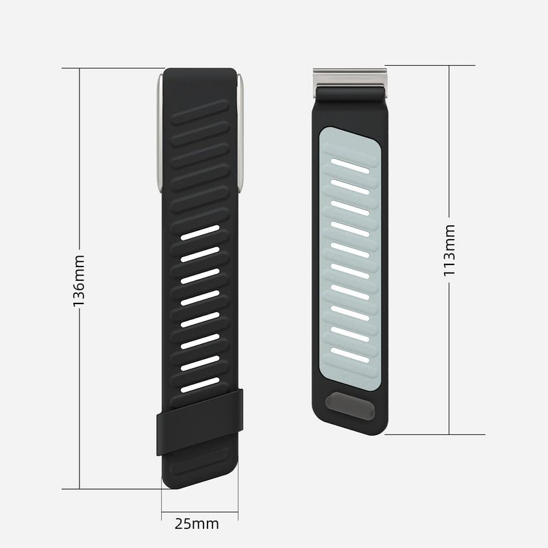 Yarise Compatible with Whoop 5.0 ONE&PEAK/MG-ECG Silicone Sport Strap, Replacement Sportflex Wristband for Men and Women, Adjustable Breathable Waterproof Whoop Watch Strap