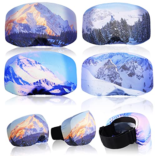 Ski Goggle Cover Sleeve - Microfiber Protection, 4 Pieces - Sunny Style