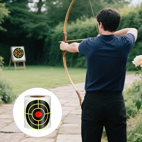 Self-Adhesive 3" Splatter Targets - 200 Pack for Shooting Practice