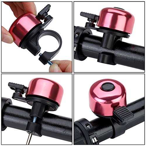 Bicycle Handlebar Bell with Crisp Sound - Pink