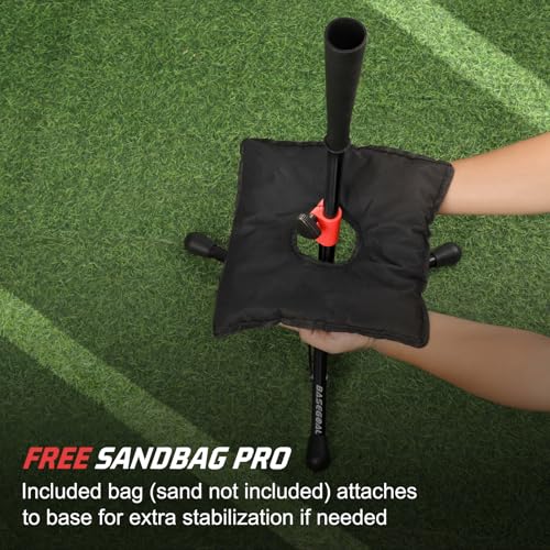 BaseGoal Weighted Sandbag for Baseball Batting Tee - Stable Practice Training Accessory