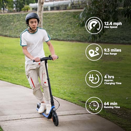 Kids Electric Scooter with Adjustable Height & Cruise Mode