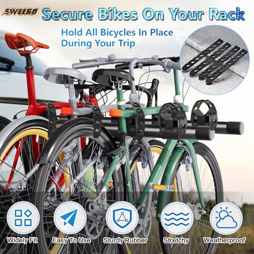 Durable Bike Rack Straps - Wheel Stabilizer Accessory Kit