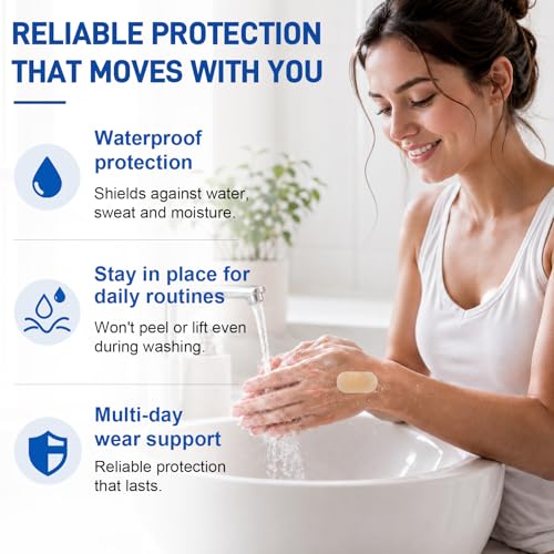 24 Pack Advanced Hydrocolloid Gel Bandages of Cushioning Coverage