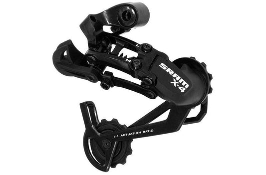 SRAM X4 Rear Derailleur - 7,8,9 Speed, Long Cage, Black