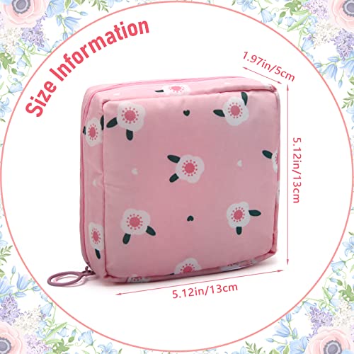 Menstrual Pad Storage Bag - Waterproof Pouch, 4 Pieces - Classic Style