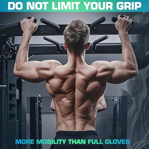 Weight Lifting Grips for Men & Women - Black, Enhanced Protection
