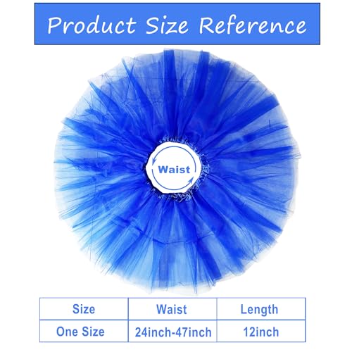 Tutus for Women 5 Layered Girl Teens Short Skirt Colorful Running