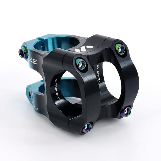 BESNIN 31.8 Stem 35mm Ultra-Short MTB Stem, CNC Aluminum Alloy Lightweight Mountain Bike Stem for Trail, Enduro, DH, Gravel, BMX & E-Bike