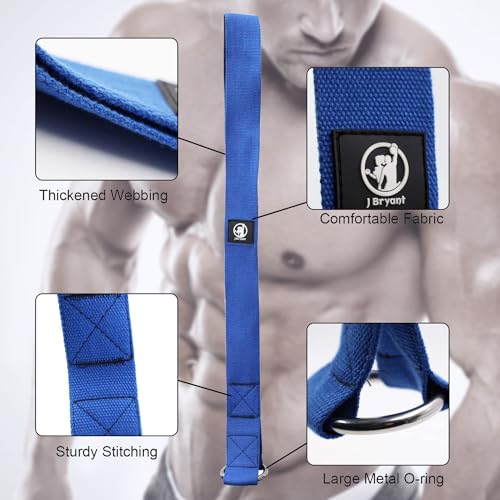 Blue Arm Wrestling Strap Belt for Wrist, Forearm & Biceps Training - Heavy-Duty Fitness Support