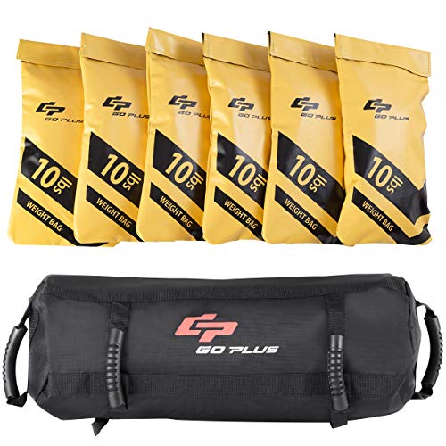 Adjustable Workout Sandbag with Filler Bag & 6 Handles - 60 LBS