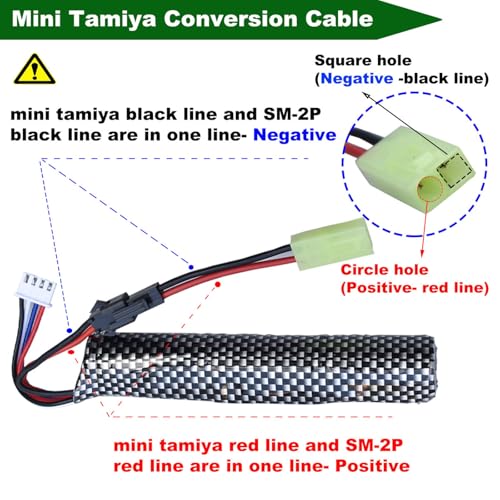 11.1V 2000mAh Gel Blaster Battery with Charger & Connector