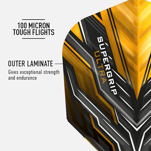 Dart Flights Set of 5 - Premium Extra Strong Gold Flights