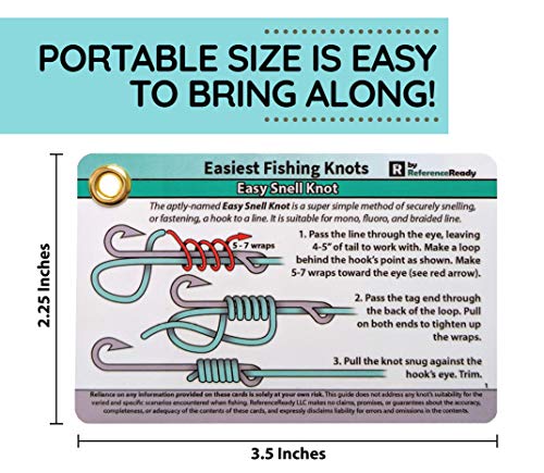 ReferenceReady Easiest Fishing Knots Pocket Guide for Beginners