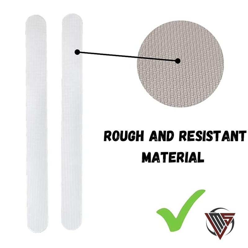 Padel Protector Transparent Padel Frame Tape Two Pack - Edge Protector Durable with Rough Finish for Extra Protection 1.38x14.57in. 35 x 370 mm.