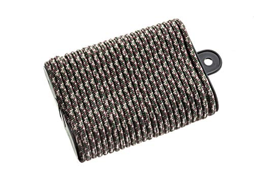 Durable Camo Utility Cord - 1/8" x 50' Diamond Braided