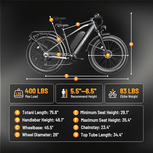 Electric Mountain Bike - 2000W Motor, 48V 15Ah Battery, 28+MPH - Gray