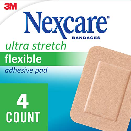 Ultra Stretch Adhesive Pads - 3 x 4 in, 4 Count